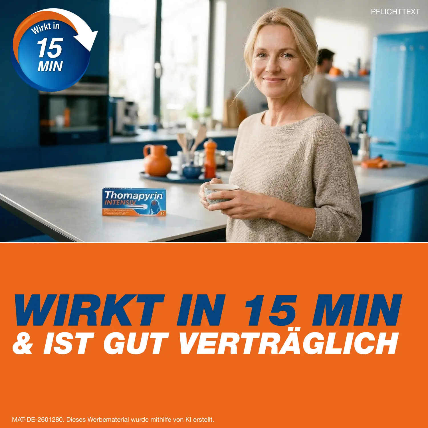 Wirkt in 15 Min. & ist gut verträglich
