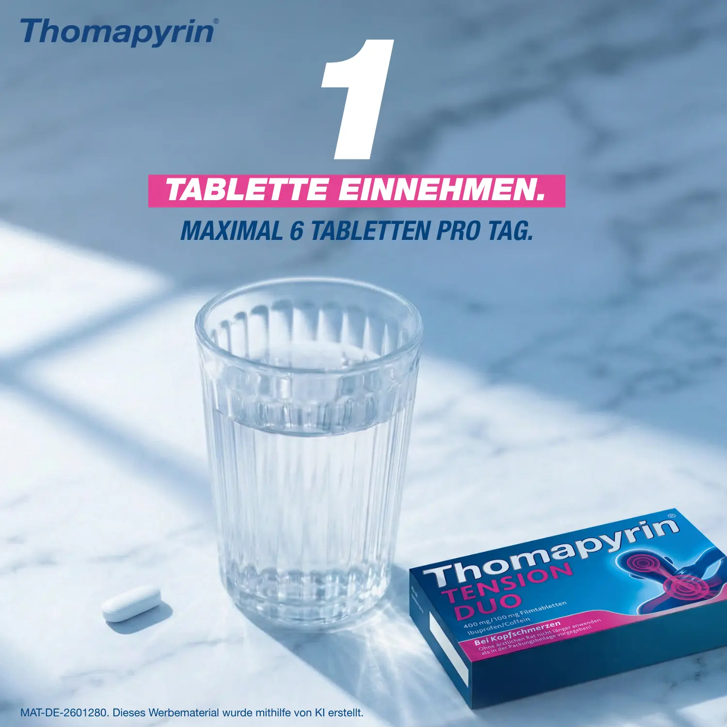 1-2 Tabletten einnehmen. Maximal 6 Tabletten pro Tag.