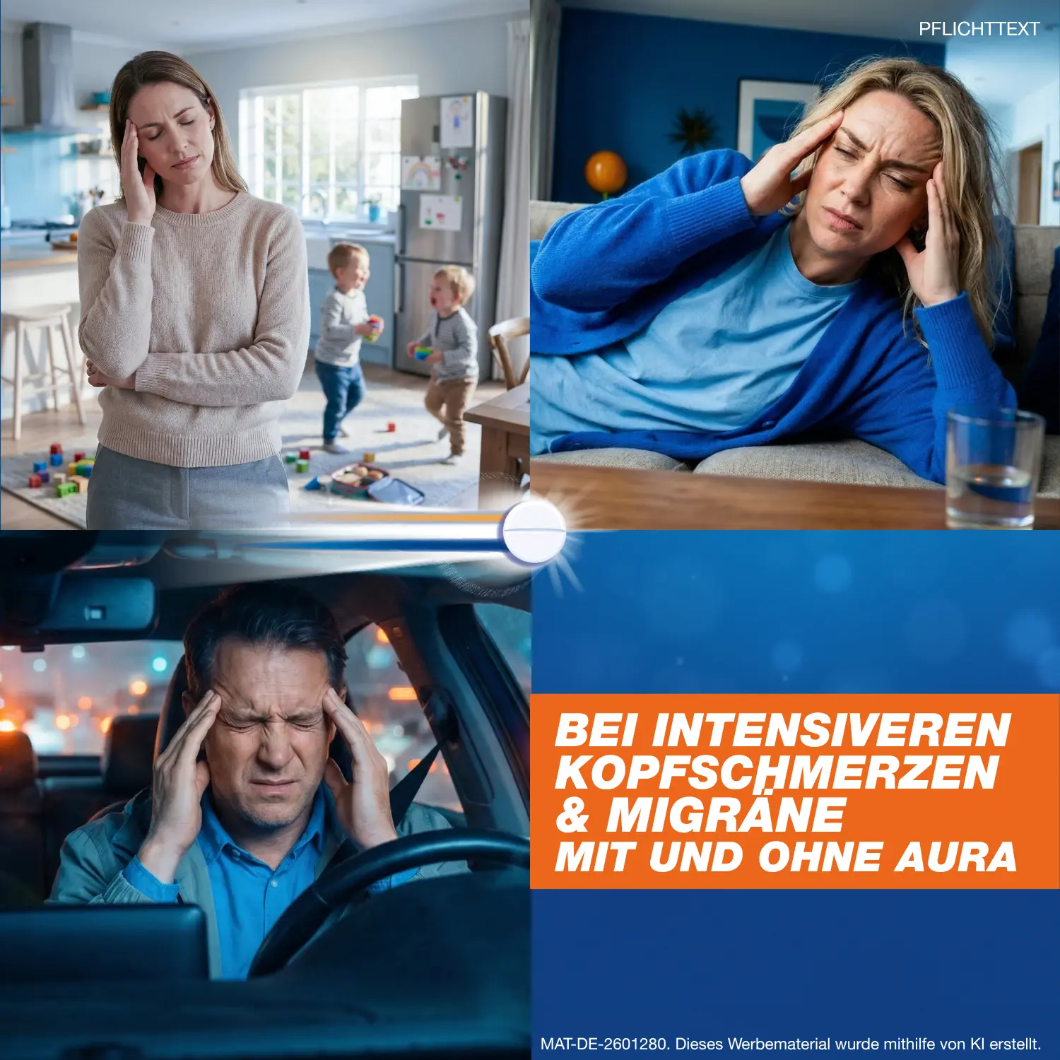 Bei Intensieveren Kopfschmerzen & Migräne mit und ohne Aura