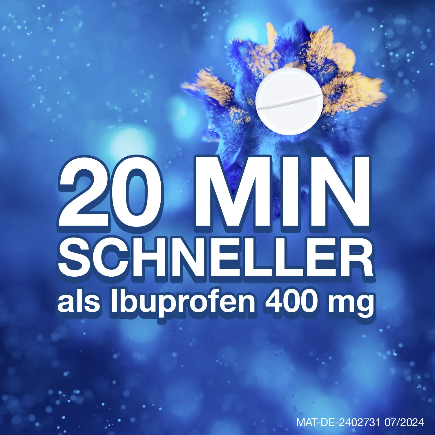 20 min schneller als Ibuprofen 400 mg