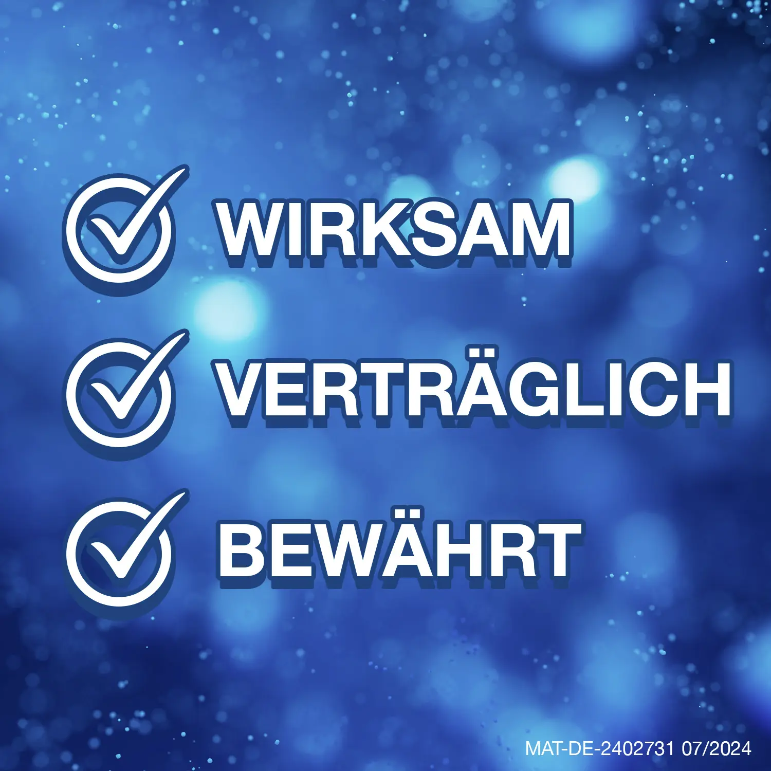 Wirksam, verträglich, bewährt