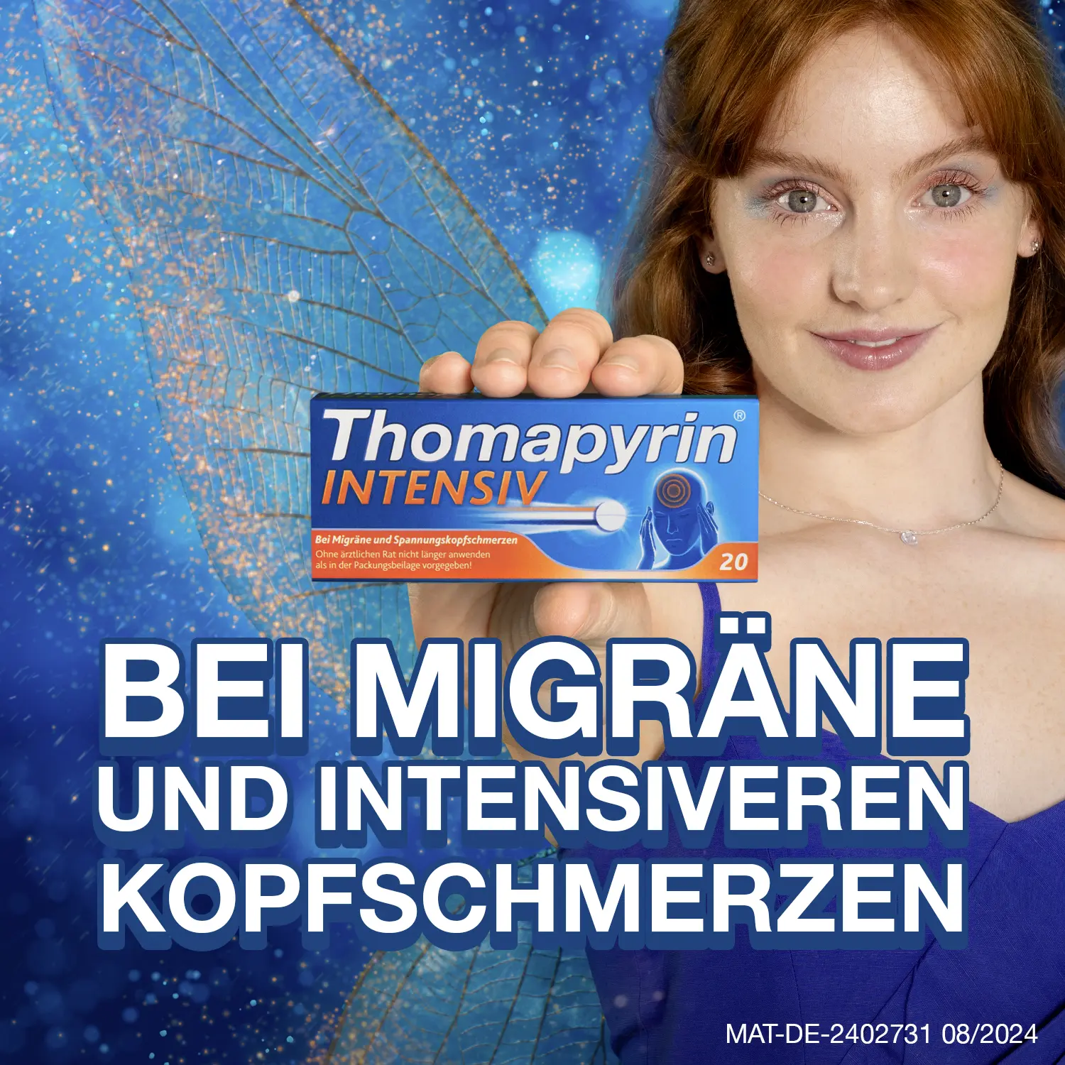 Thomapyrin® INTENSIV: Bei Migräne und intensiveren Kopfschmerzen.