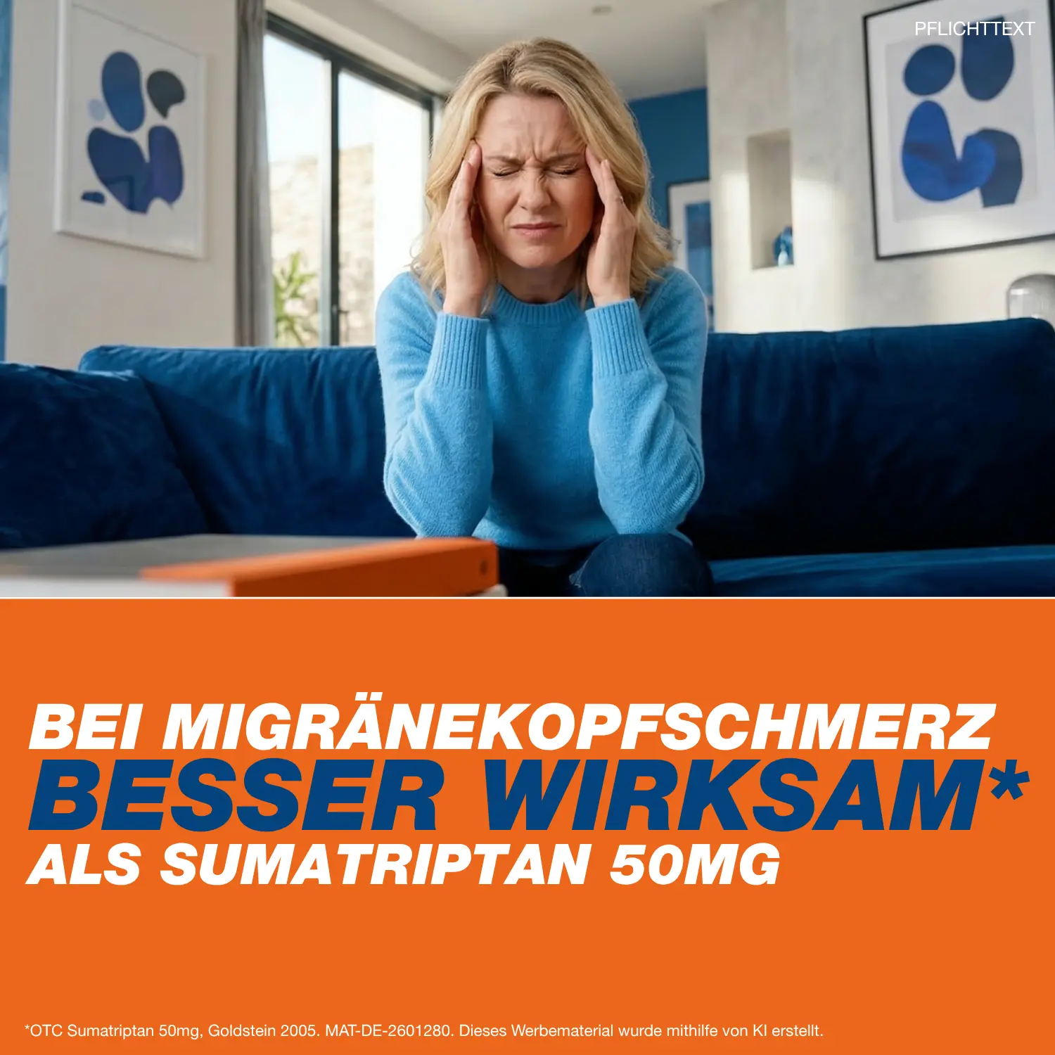 Bei Migränekopfschmerz besser Wirksam als Sumatriptan 50 mg